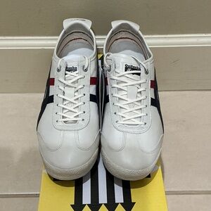 Onitsuka Tiger by Asics White with Black and Red Accents